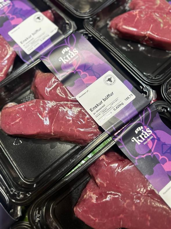BÚFFUR AV OKSASNEIÐ 400 GR.