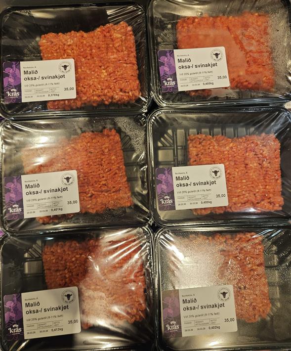 Malið oksa-svínakjøt