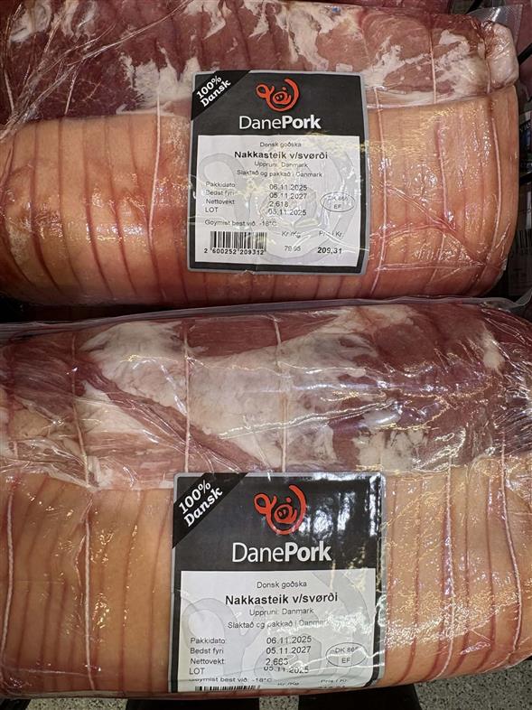 DONSK NAKKASTEIK 2,5 KG